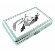 Vintage Witchcraft D9 Silver Metal Cigarette Case RFID Protection Wallet
