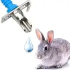 With Spring Rabbit Water Drinker Nipple Rodents Waterer Guinea Pig