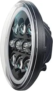 5.75 inch High Low Beam DRL Turn Signal Light Motorcycle Moto LED Projector Halo Headlight