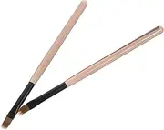 WOFASHPURET 2pcs Gradient Nail Art Brushes Set Enhanced Bristle Density for Seamless Color Blending DIY Nail Tools for Creative Gradient Design