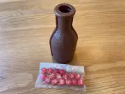 Kelly Pool Table Billiard Plastic Shaker Bottle &16 Tally Marbles Peas Pills Set