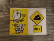 Vintage 1972 Kellogg’s Cocoa Hoots Cereal Newton Says Sticker Premium Set