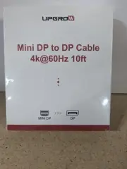 Mini DisplayPort to DisplayPort Cable Mini DP to DP Adapter HD 4K 60Hz 10 FT NEW