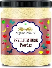 Green Velly Organic Infinity Psyllium Husk Powder/Isabgol Husk Powder - 100 Mesh (sat-Isabgol Atta) Fibre Support - 100 GM by Organic Infinity