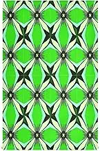 GAIREG Geometric Angular Shapes Green Kitchen Rags for Counter, 28x18 Decorative Cute Tea Towels