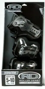 Kids Knee & Elbow Pads Wrist Guards Protective Gear Skate Roller Cycling RB