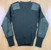 DSCP Valor Collection Green Military Wool sweater Size 36 EUC