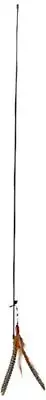 Go Cat Da Bird Rod and Feather Cat Toy, Handmade in The USA (1 Bird)