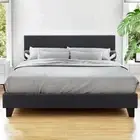 Bed Frame Double Size Charcoal NEO