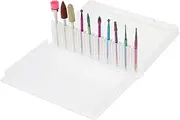 Ipetboom 10Pcs Nail Drill Bit Durable Manicure Pedicure Accessories for Professional Nail Art Compatible with Various Grinding Machines Efficient Nail Care Tools