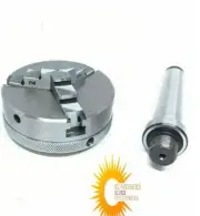 3 Jaw 2-1/2" 65mm Self Centering Mini Lathe Chuck & MT Drawbar - M10 x 1.50