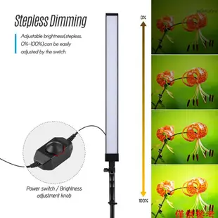 (mihappyfly)Andoer 手持LED攝影燈棒套裝(2套裝 長燈) 長條燈帶燈架 單色溫5500K 無級調光
