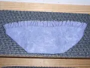 Longaberger Small Bin Basket Liner-Chambray Blue Fabric-NEW!
