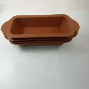 Silicone Loaf Pan for Subway Bread Heating Tray Baking Bread mold - 4 pack