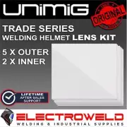UNIMIG Trade Welding Helmet Lens Cover Inner Outer Inside Outside UMRBOP U21023