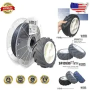 Matte TPU TPE Filament - 1.75mm, 500g Iron Gray with Shock-Absorbent Flexibility