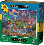 Dowdle Folk Art jigsaw puzzle; Wizard of Oz by Eric Dowdle; 300 pcs