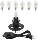 Himalayan Salt Lamp Cord with Dimmer Switch and Bulbs, 6FT Original Replacement