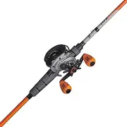 Abu Garcia Silver Max & Max STX Low Profile Baitcast Reel and Fishing Rod Combo