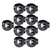 10Pcs CR2477 Horizontal Coin Button Accessories Holder Black for Case