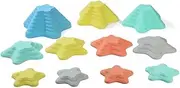 Balance Stepping Stones 11 Pack, Non-Slip Colorful Stones Toys, Portable Balance Blocks, Indoor & Outdoor Obstacle Course Promote Coordination, Balance, Strength/7606 (Color : Style 2)