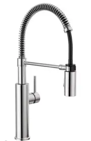 Delta (Model# 18803-DST) Antoni 1.8 GPM Single-Handle Pull-Down Kitchen Faucet
