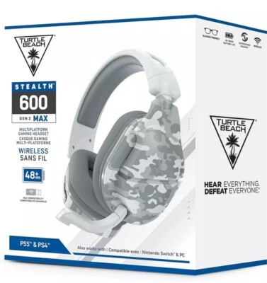 Brand New! Turtle Beach Stealth 600 Gen2 MAX Gaming Headset for PS4&PS5 SwitchPc