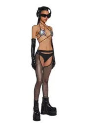 [Club Exx] Electronica Fishnet Chaps