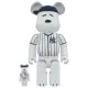 Be@rbrick MLB × PEANUTS SNOOPY (NEW YORK YANKEES) 史努比 100％&400％