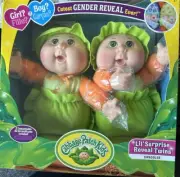 NIB Cabbage Patch Kids Lil Surprise Gender Reveal Twins Swaddler 2 CERTIFICATES