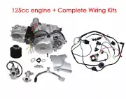 125cc Semi Auto Engine Motor Kit Carby + Wire For 90/110cc ATV Quad Buggy ATC70