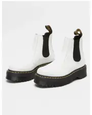 NIB Dr. Martens 2976 Quad Arcadia Leather Platform Chelsea Boots Women's US 7
