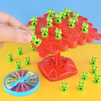 在飛比找松果購物優惠-【青蛙平衡樹】桌遊 益智玩具 桌遊益智 親子桌遊 益智遊戲 