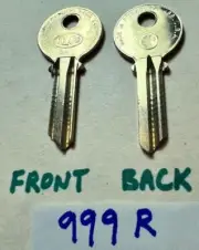 Vintage 1970s 1980s NOS ILCO 999R key blanks plated new old stock Y1R 14R E8E1L
