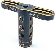 [KingVal] Aluminum 17mm Wheel Hex Nut Driver Wrench Socket Tool for 1/8 RC Car Truck Truggy (Black-Gold)