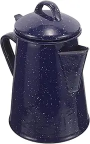 FUNNETOYU Enamel Coffee Pot Household Water Kettle Versatile Teapot for Coffee Tea Smooth Polished Surface Lightweight Design for Home Cafe and Office Use