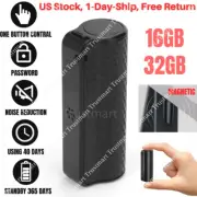 16GB 32GB Spy Magnetic Recording Device Voice Activated Mini MP3 Audio Recorder