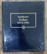 Whitman Classic Coin Album #9149 Anthony Dollars 1979-1981 New Sealed