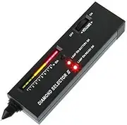 Diamond Selector II Gold Testing Kits Gem Pen Gemstone Jewelry Tester Tool,Portable Electronic Diamond Tester Pen Jewelry Selector LED(Black)