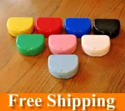 104 Mixed Colors Denture Retainer Box Orthodontic Dental Case Mouth Bleac Brace.