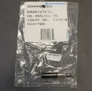 Genuine SENNHEISER Headphone Cable Adapter #44383E 3.5mm to 1/4" HD455 HD65 HD75