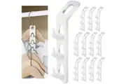 Clothes Hanger Hooks,Space Saving Series Multi-Function Multi-Layer Closet Clothes Connection - 18 pcs