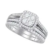 1 CTW-Diamond FASHION BRIDAL SET