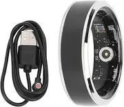 Smart Health Ring, 5ATM Waterproof Fitness Tracker, Health Step Sleep Monitoring, Sports Smart Rings, APP for iOS & Android, 3 Days Long Battery Life, Smart Ring for Men and Women