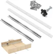 Table Saw Sled Kit, Table Saw Crosscut Sled Kit with 2 17”UHMW Miter Bars, 2 ...