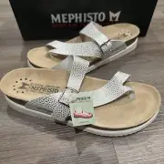 Mephisto Helen Silver Condor Sandals Women’s Size 10 EU 40