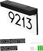 LIFKICH 1Set Solar Number Sign Light Outdoor Wall Lamp Solar Lighting for House Numbers Durable and Weather Resistant Garden Light for Night