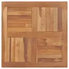 NNEVL Table Top Solid Teak Wood Square 80x80x2.5 cm