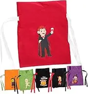 MOBUTOFU 6pcs Candy Bag Festival present Bags Reusable Drawstring Bags present Packing Bags present Drawstring Bags Halloween Treats Bags Halloween present Packing Bag Party Treats Bags