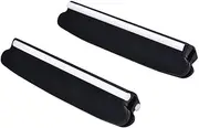 Random Professional Knife Sharpening Guide, Knife Sharpener Angle Guide, Sharpening Guide for Whetstone, Black(2 Pack)